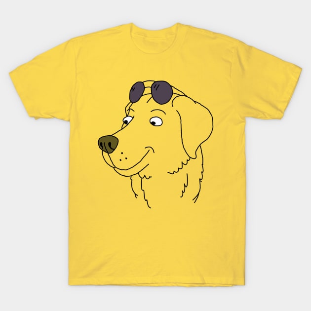 Mr. Peanutbutter T-Shirt by Medium_well_rare